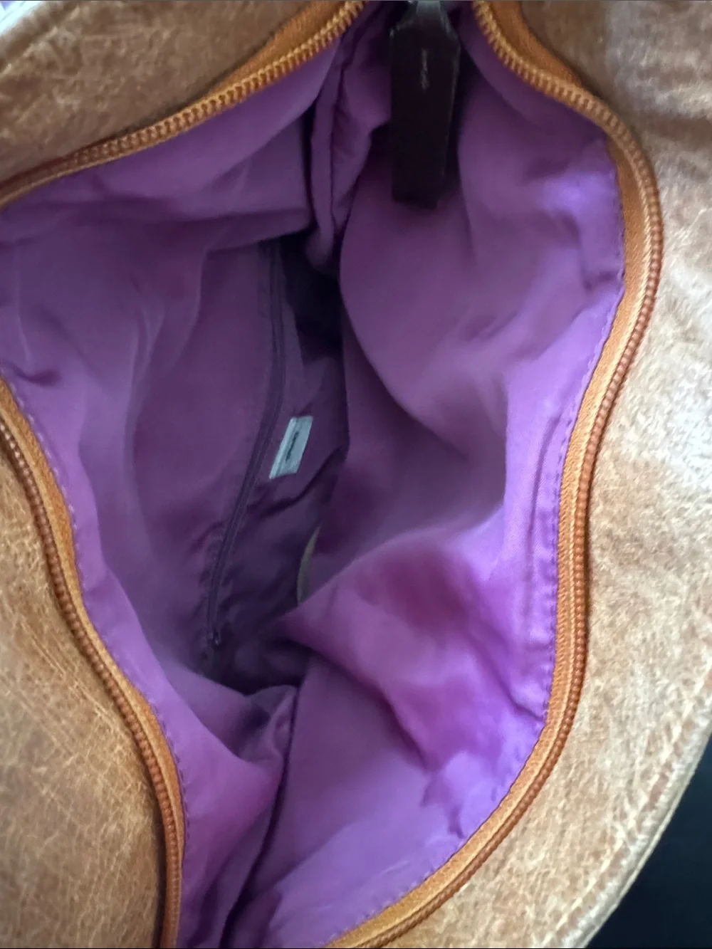 Tano Tan Leather Messenger Bag with Dark Brown Strap